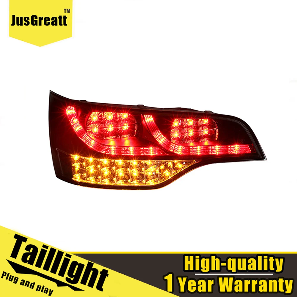 

2pcs Car Styling for Audi Q7 2006-2009 tail lights assembly All LED Rear Lamp+ dynamic turn signal +reverse light