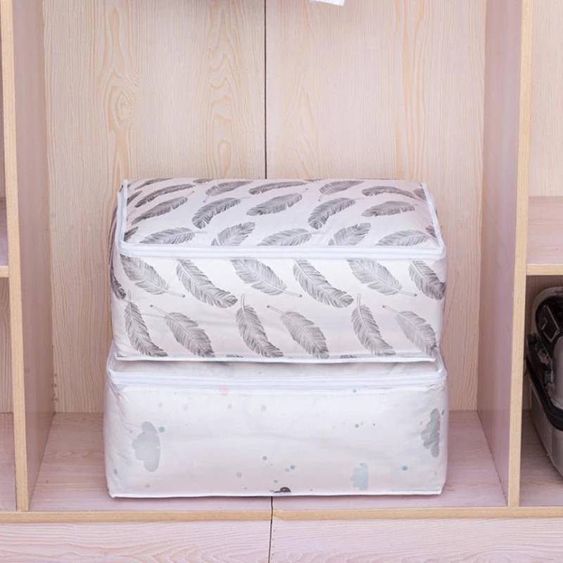 

Travel Luggage Organizer Printed quilt storage bag New fashion Printed Quilt Moisture-proof Quilt Sorting Bag Household Large