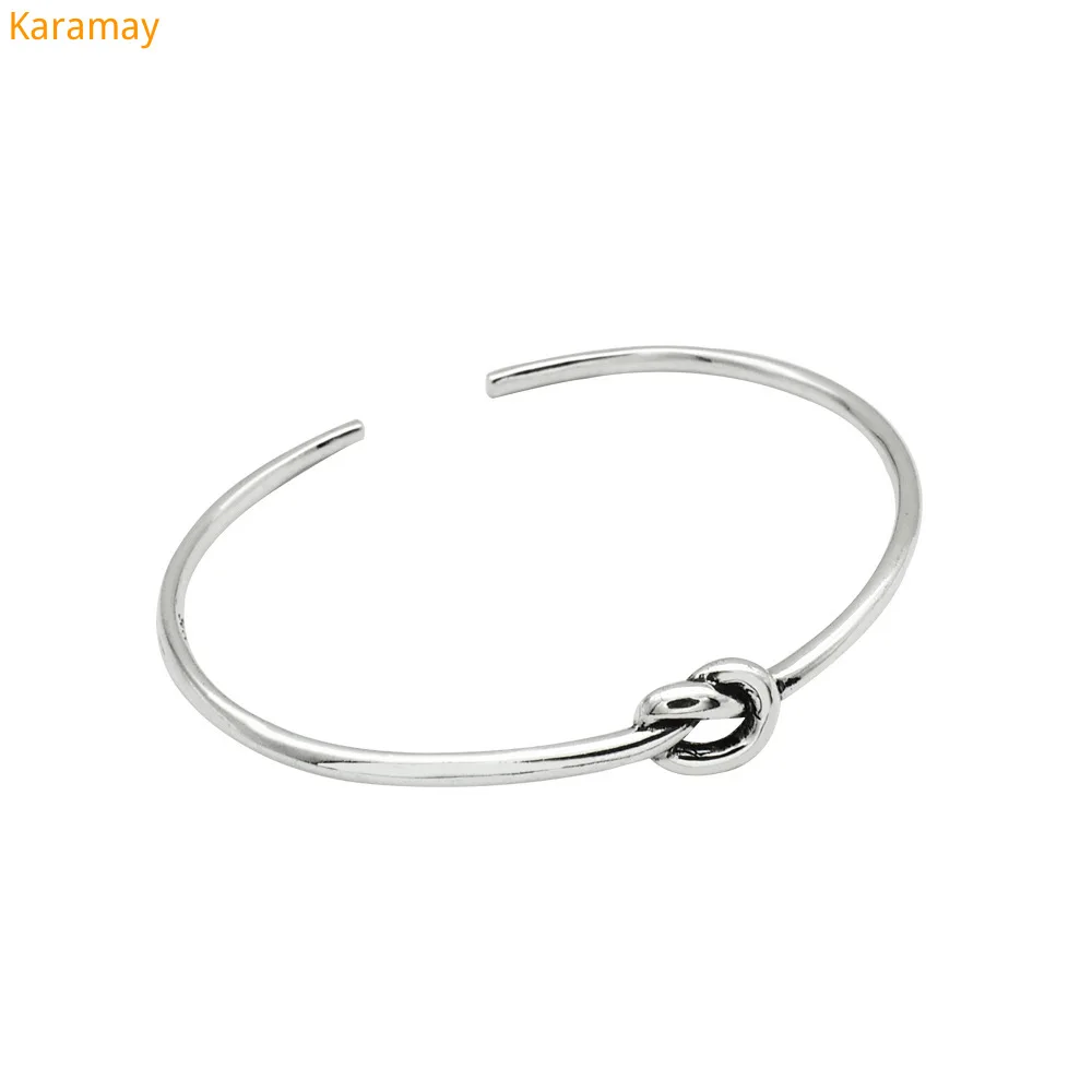 

Personalized retro Knot Bracelet S925 Sterling Silver Hand ornament chic temperament Korean women's Knot Bracelet Fashion Jewelr