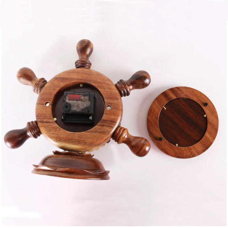 Лучший домашний декор из твердой древесины настольные часы для гостиной офиса