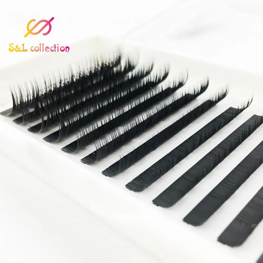 

12rows/case 0.03 thickness high-quality faux mink eyelash extensions individual eyelashes false eyelashes soft and natural