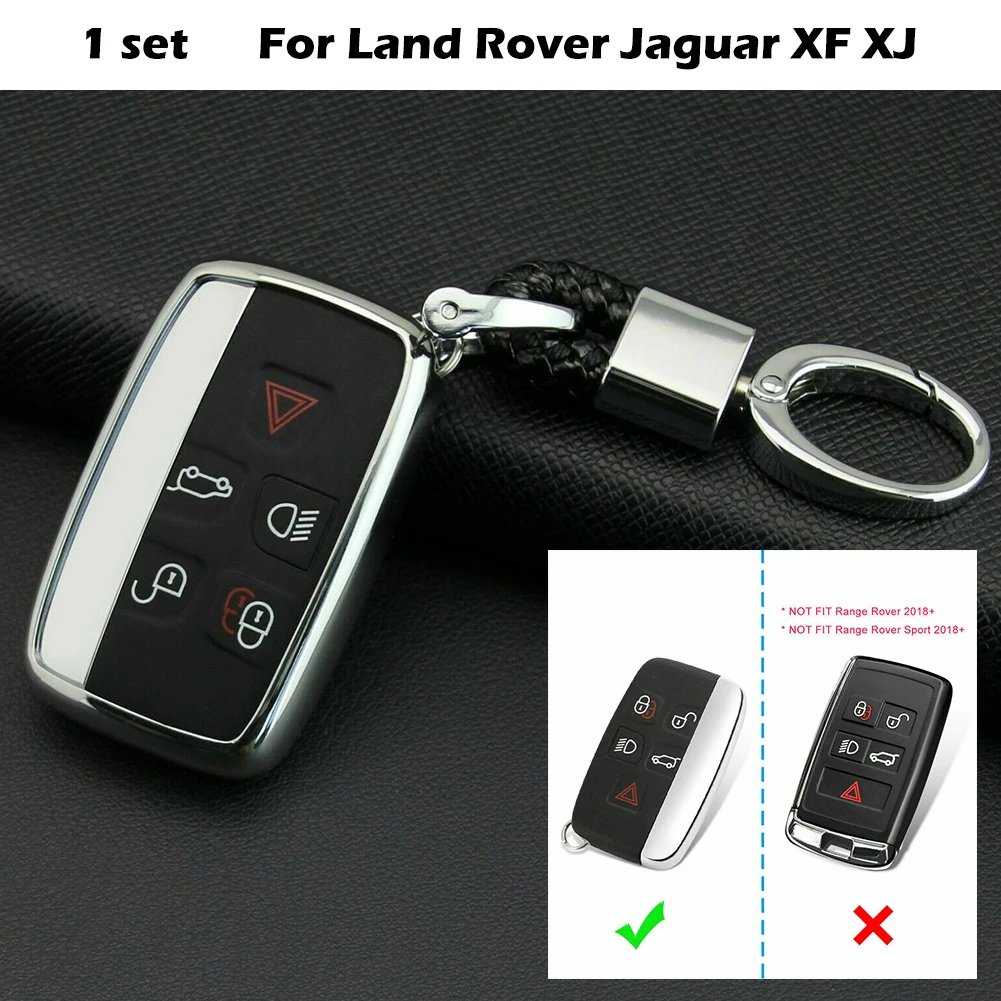 Серебряный автомобильный брелок для ключей чехол Аксессуары Land Rover Jaguar XF XJ