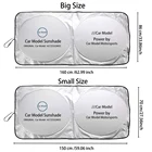 Подходит для автомобильного логотипа серии A B C CLA, солнцезащитный козырек на лобовое стекло для Mercedes AMG, Автомобильный задний Чехол для защиты от солнца, передняя крышка