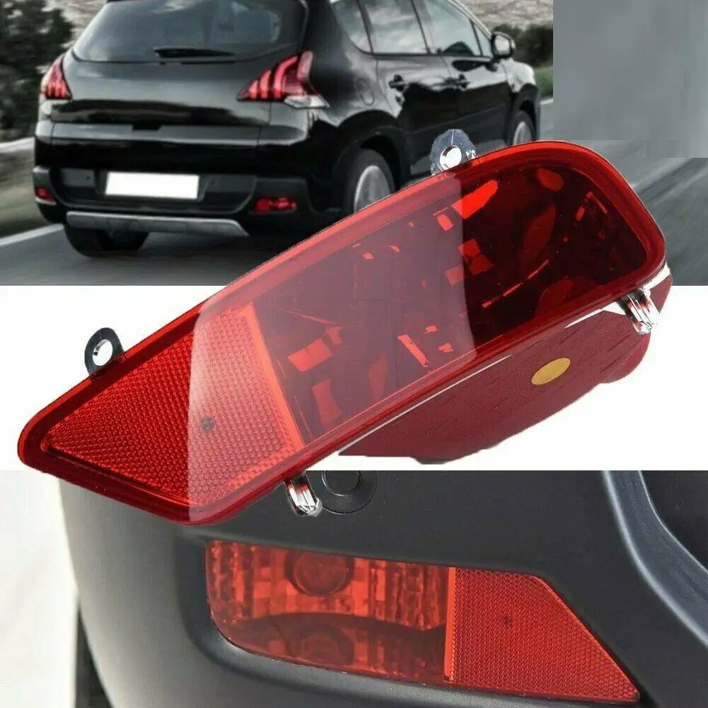 

1 шт. правой задний бампер для peugeot 3008 колпак противотуманных фар 2009 - 2015 автомобильный боковой драйвер правой лампы чехол автомобильные аксе...
