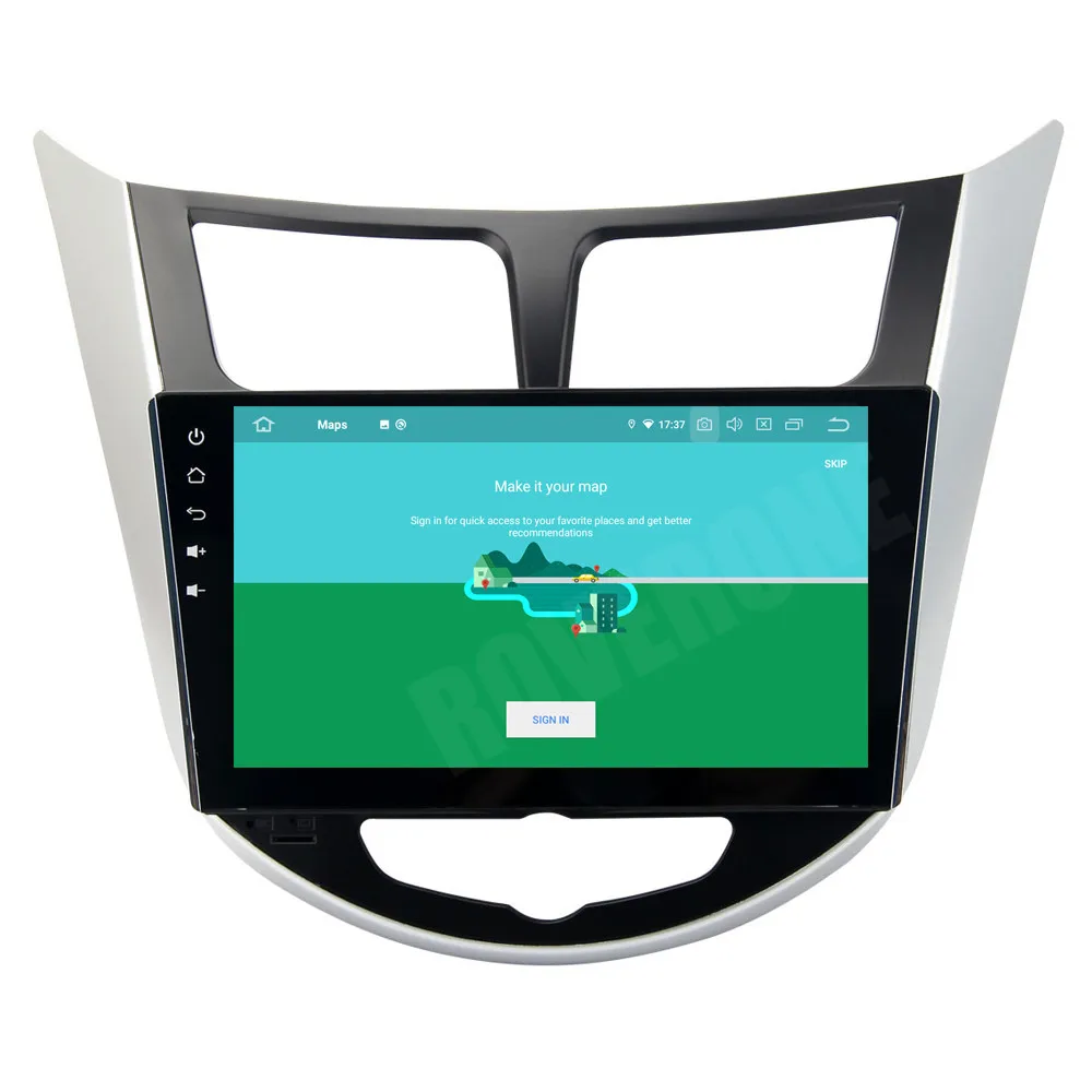 RoverOne для Hyundai Solaris Verna Accent I25 Android 10 Авторадио автомобильный GPS Радио стерео