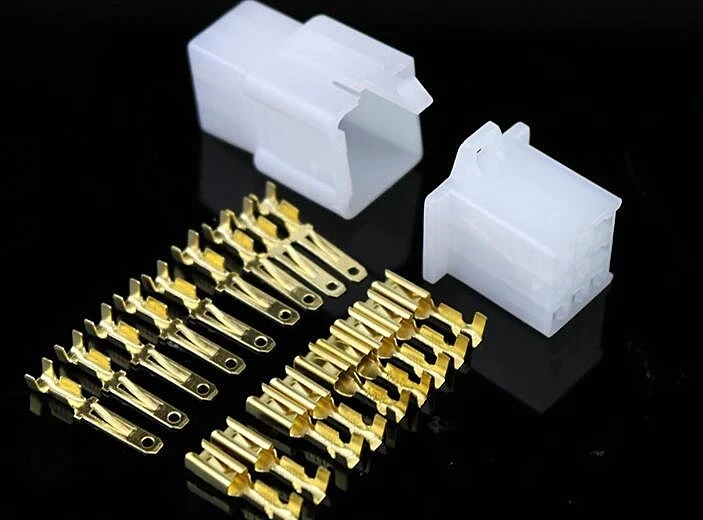10 компл./лот 2 8 мм 2/3/4/6/9 pin автомобильного электрический провод разъем мужской