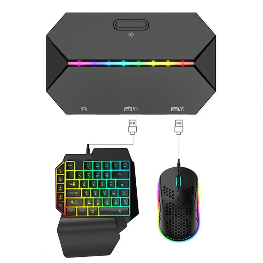 

Игровая клавиатура мышь USB адаптер для Xbox One/360 переключатель PS4 Проводная быстрая передача USB приемник адаптер Plug Play