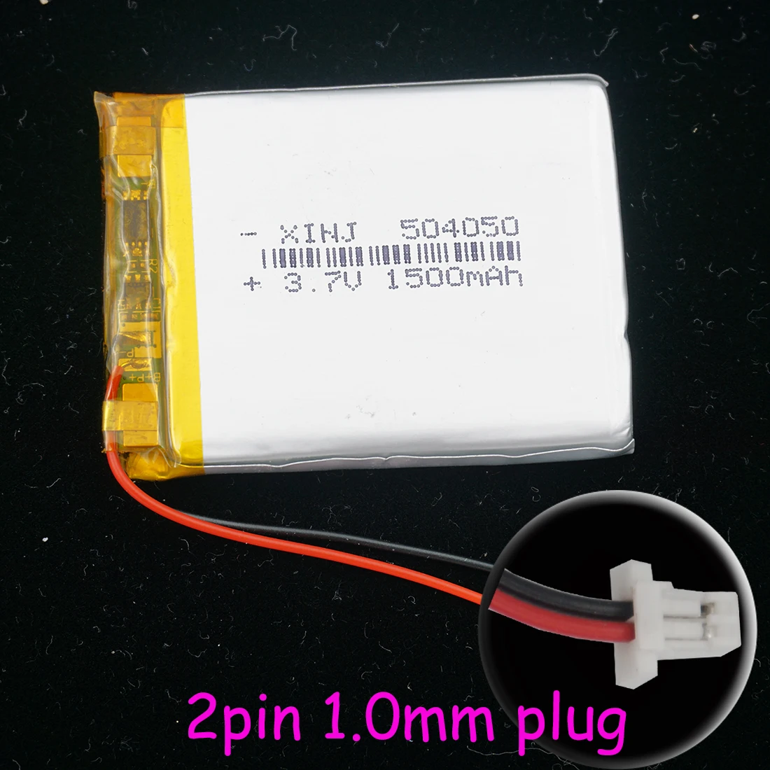 XINJ 3 7 V 1500mAh литий-полимерный Батарея Li-Po Li ion сотовый 504050 2pin JST-PH 1 0 мм разъем для gps