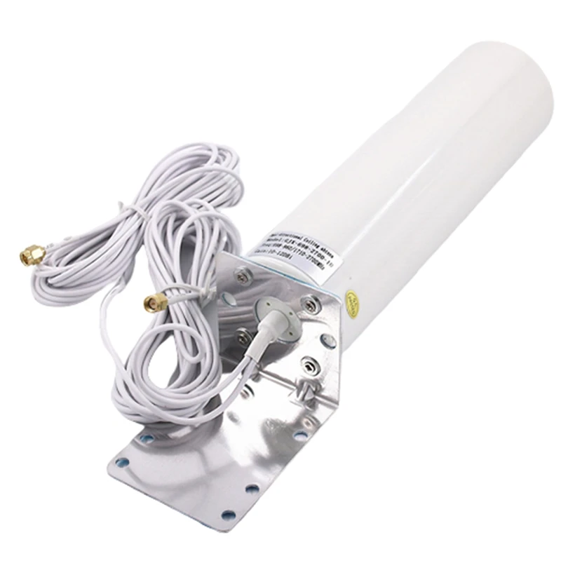 

Wi-Fi антенна 4 аппарат не привязан к оператору сотовой связи антенна SMA 12DBi Omni антенна Мужской 5 м двойной кабель 2,4 ГГц для B315 E8372 E3372 ZTE Маршрути...