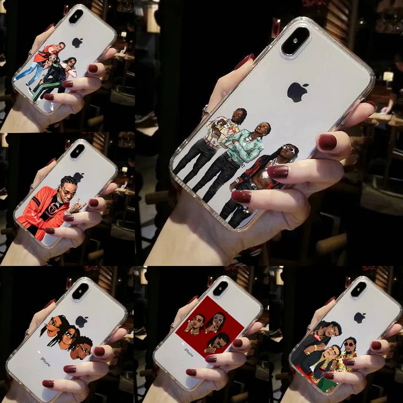 Чехол для телефона Quavo Rapper Migos из мягкого силикона и ТПУ чехол iPhone SE 5 6 6S Plus 7 8 X 10 11