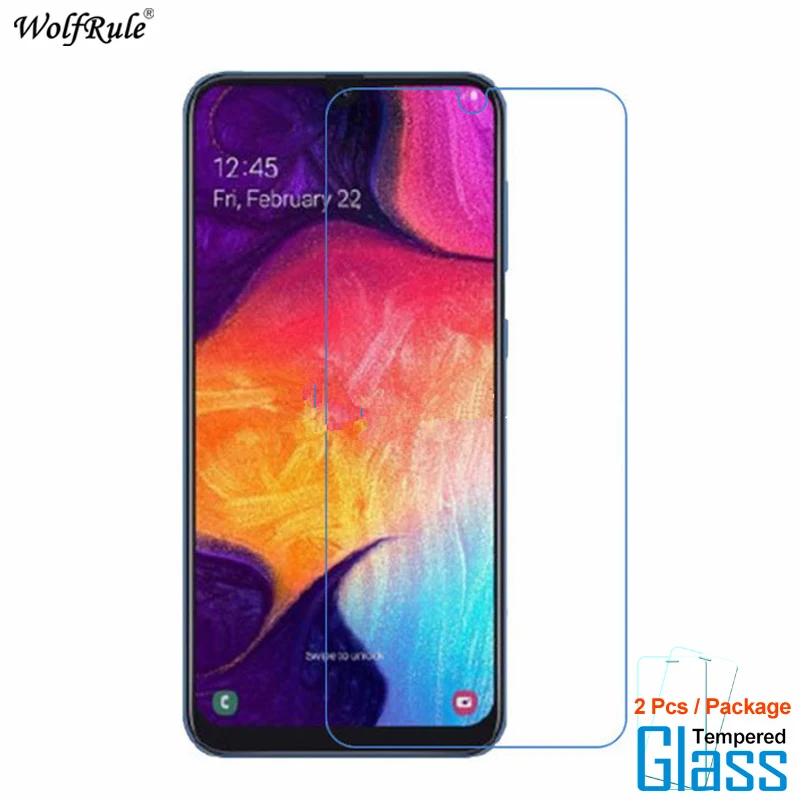 2 шт Стекло для samsung Galaxy C5 A70 A50 A40 A10 A10S защита экрана закаленное стекло для samsung Galaxy M30S стеклянная пленка для телефона