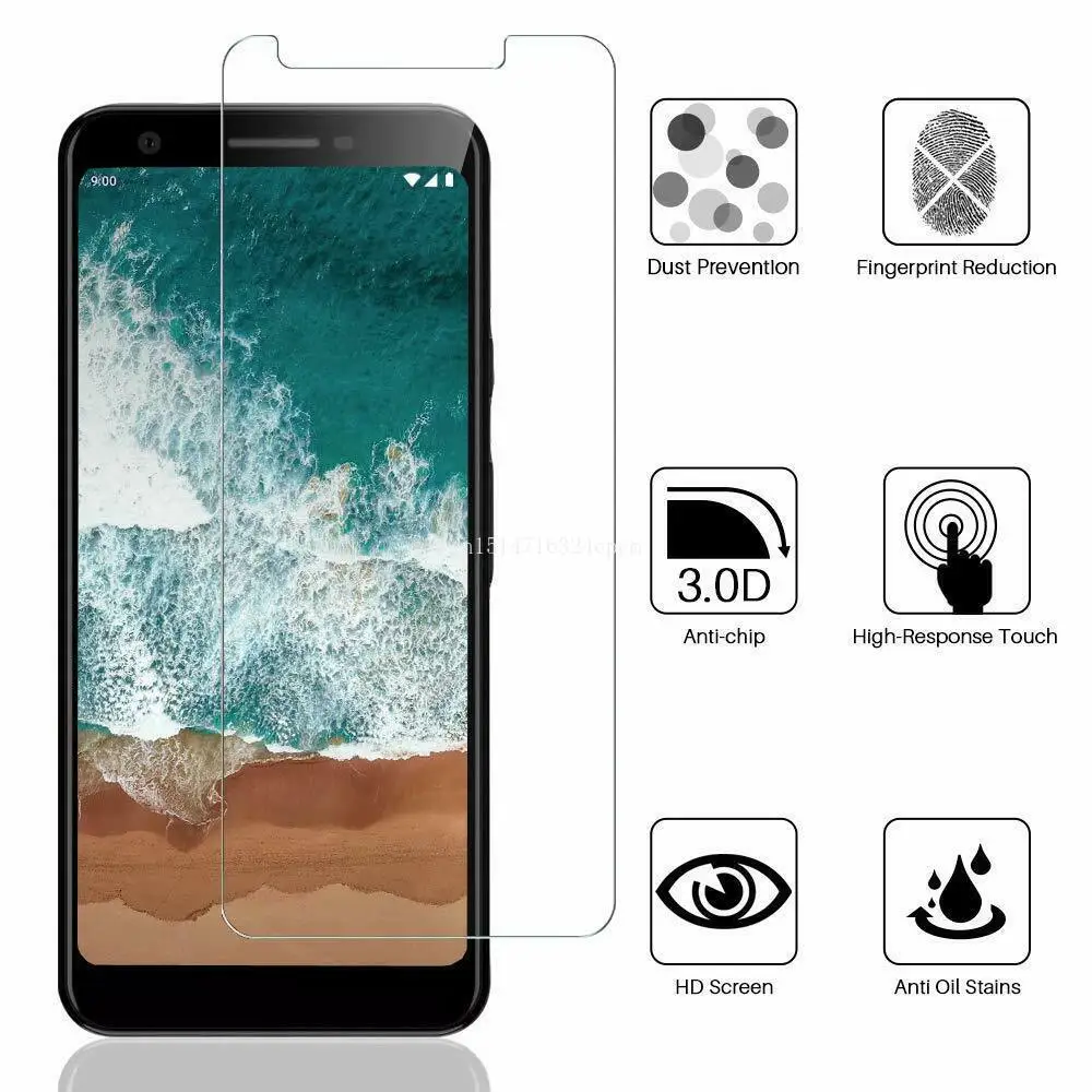 2 шт. закаленное стекло для Google Pixel 3 3A 4 XL Lite 1 Pixel2 Pixel3 Pixel3Lite Защитная пленка