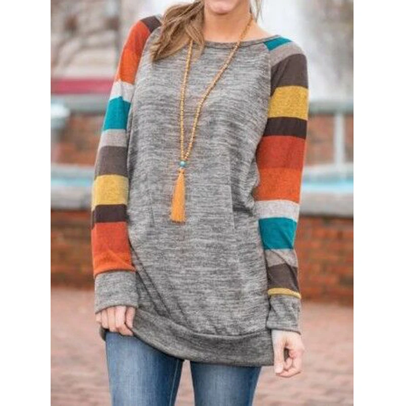 Женское лоскутное платье в полоску модные женские платья стиле Харадзюку с