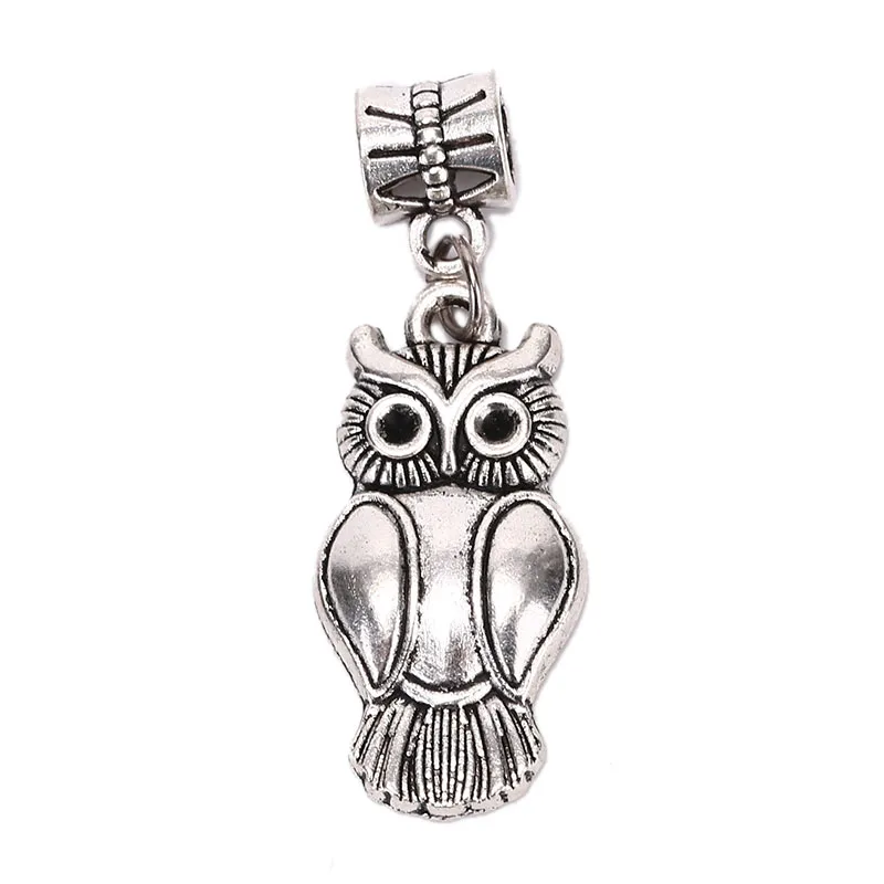 16Pcs /set Owl Animal Antique Alloy Charms Beads Pendant Jewelry Findings DIY Necklace Earrings Making | Украшения и аксессуары