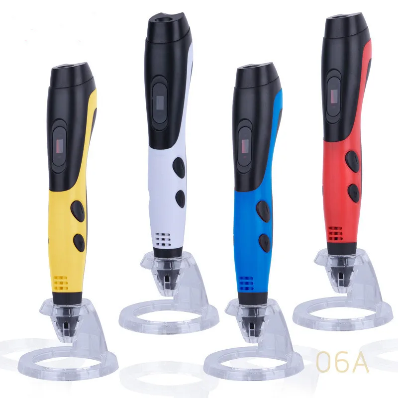 

Smart 3D Printing Pen High Temperature Graffiti Pen To Send 16 Colors and Finger Sleeves Send Gifts To Baby Girlfriends