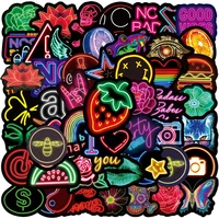 1050100pcs colorful cool rock graffiti stickers aesthetic laptop motorcycle water bottle waterproof decal sticker pack kid toy