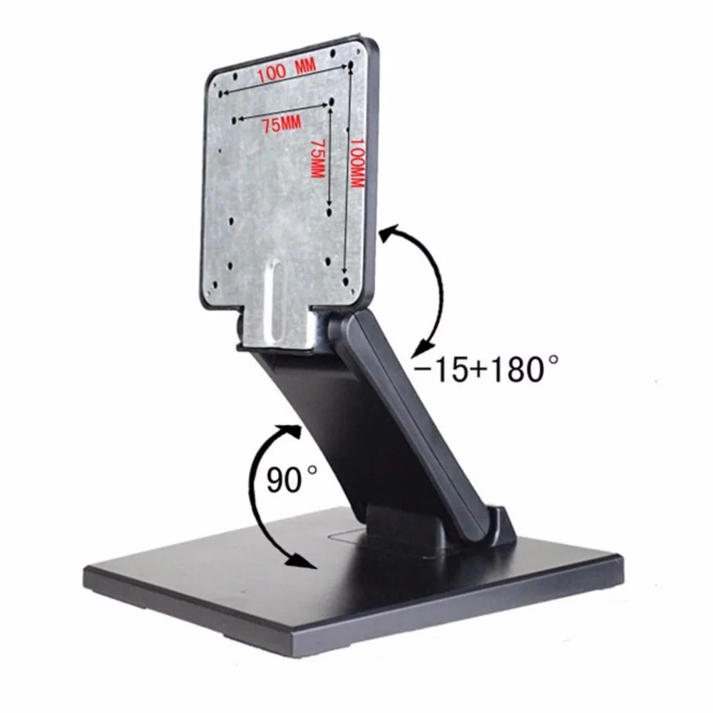 Adjustable LCD TV Stand Folding Metal Monitor Desk Support VESA Hole 75x75mm&amp100x100mm | Компьютеры и офис