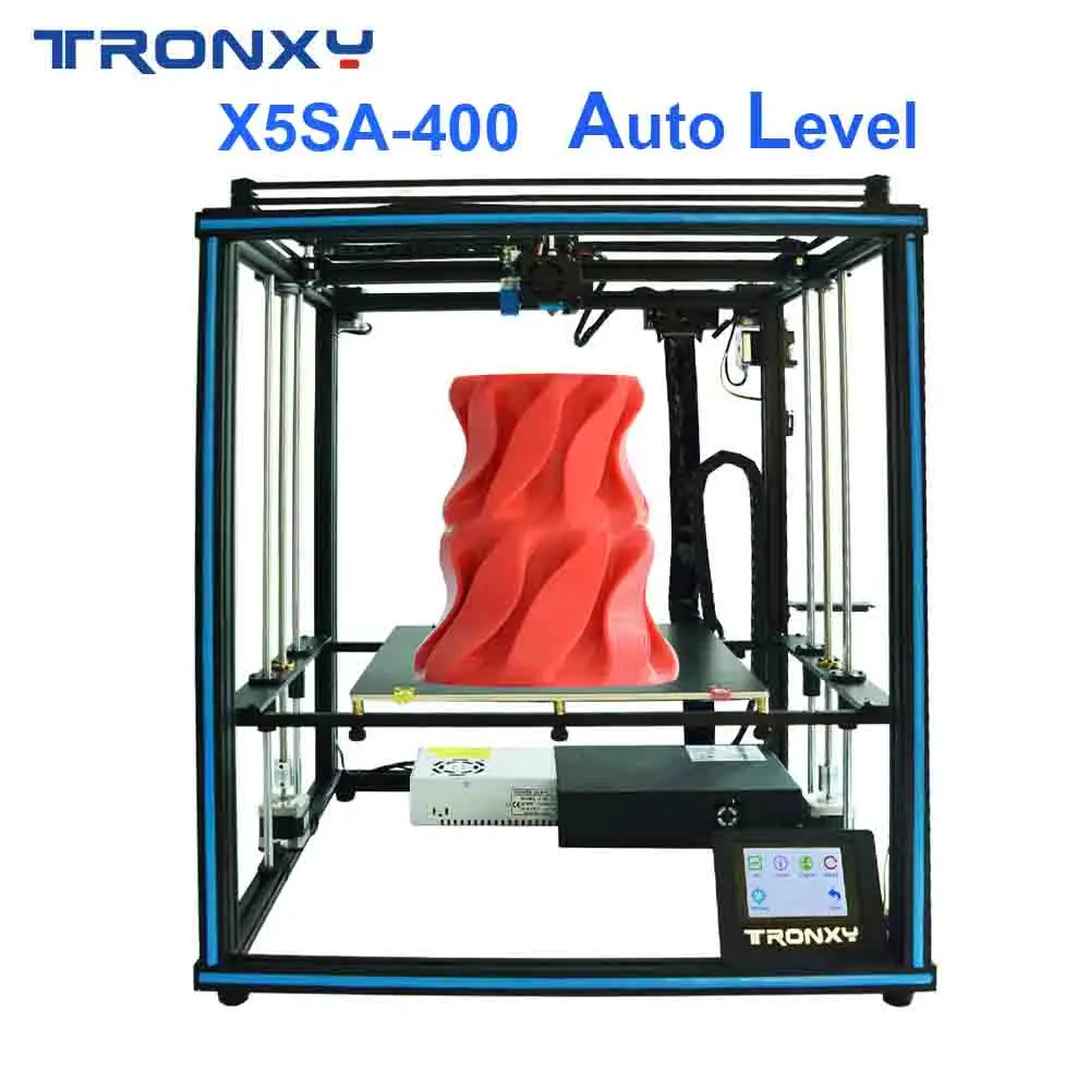 X5SA -400 Модернизированный TRONXY 3d принтер X5SA-400/X5SA PRO/X5SA 24 В DIY сенсорный экран автоматический уровень большой размер печати 3d машина ABS нити - Цвет: X5SA -400