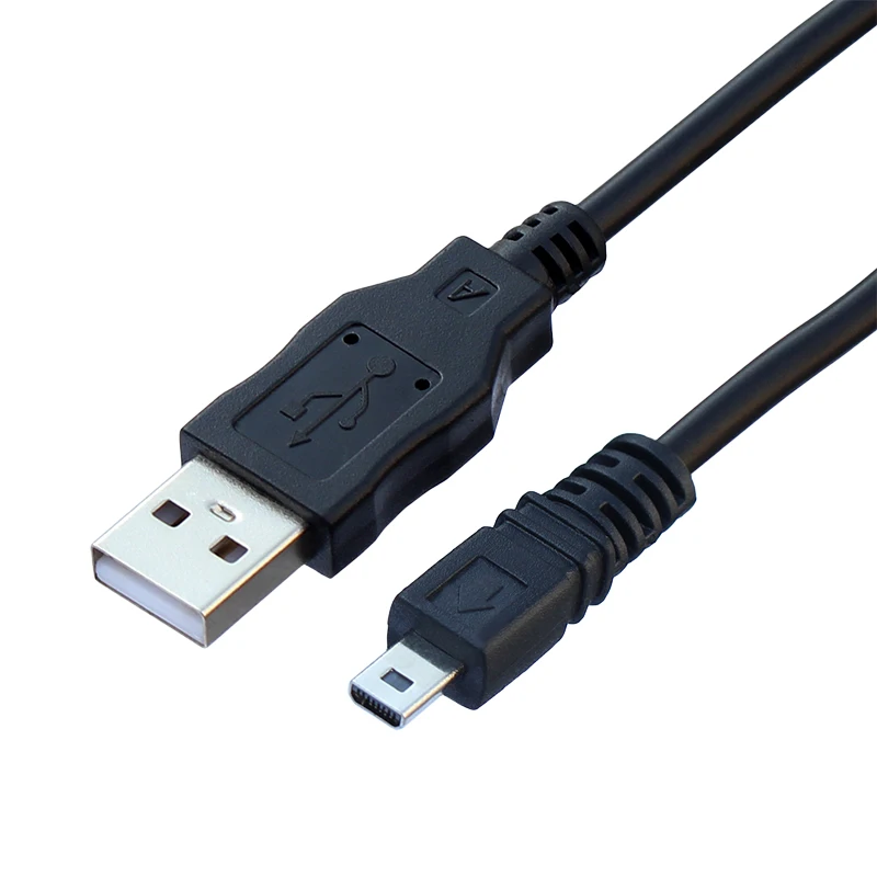 

8 Pin UC-E6 UC-E16 UC-E17 USB Sync Cable for Nikon CoolPix Fuji Panasonic