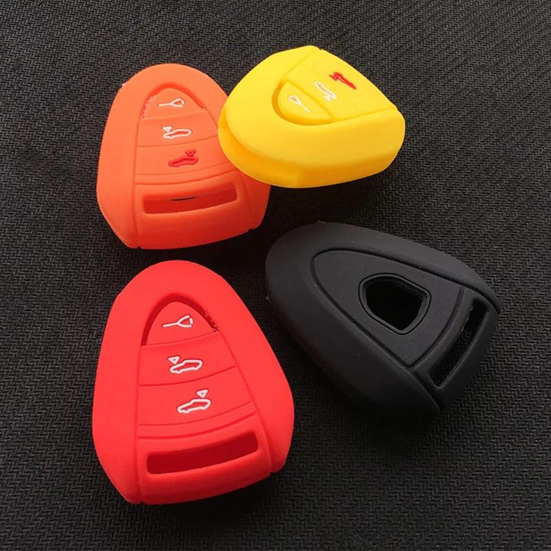 Силиконовый чехол для автомобильного ключа Porsche Carrera 911 997 Boxster S 2S 4S Turbo Cayman 996