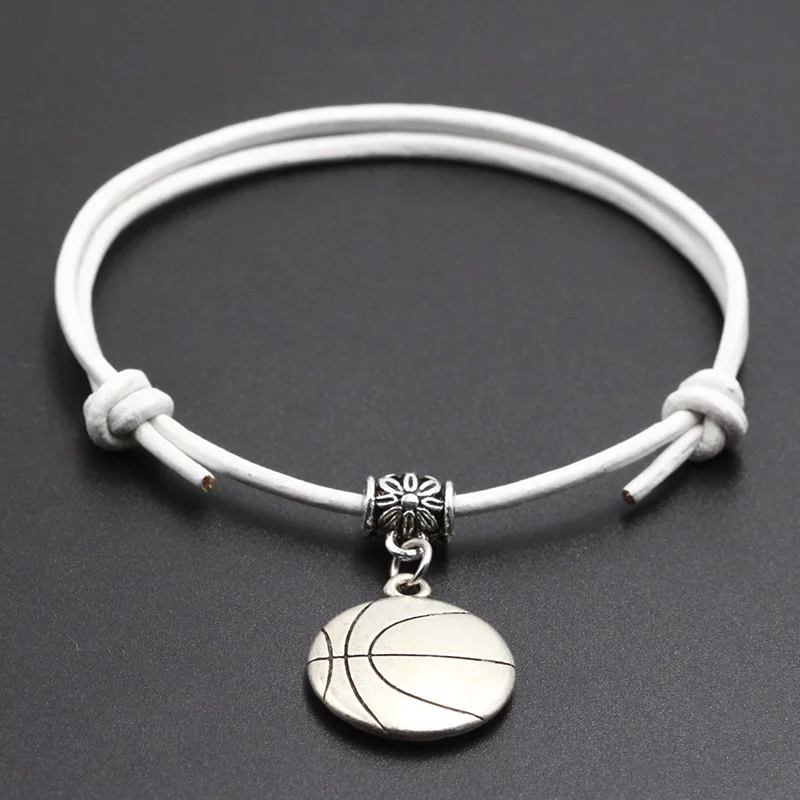 Модные подвески в виде собачьей лапы браслет на веревке с красной нитью Черный