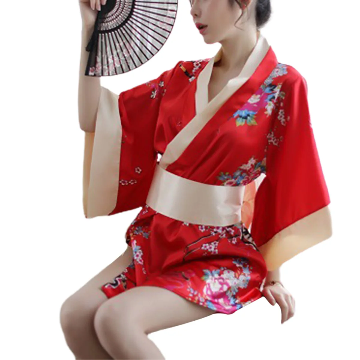 

Women Japanese Kimono Sexy Lingerie Sexy Kimono Lingerie Costume Cosplay Costume for Women