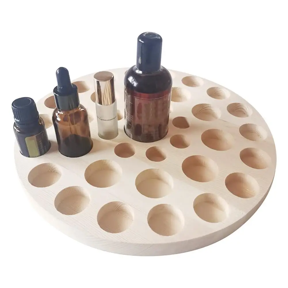 

Essential Oils Storage Rack Organizer Wood Display Holder Rack Stand Essential Oil Bottle Storage Display Rack 37 Slots For 5
