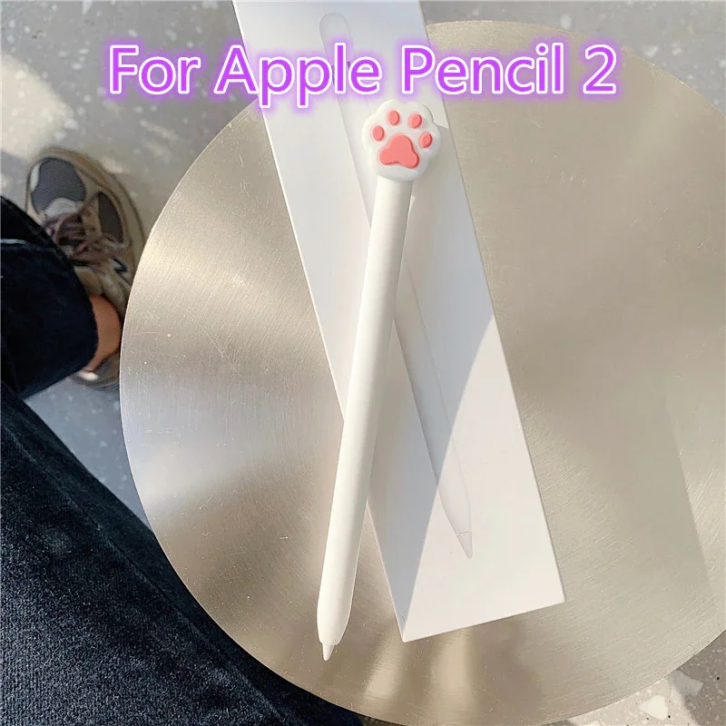 

Милый мультяшный котик коготь планшет сенсорная ручка для Apple пенал 2/1 чехол для iPad стилус защитный рукав чехол цветок пеналы