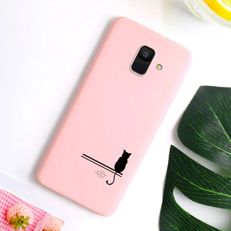 Чехол для Samsung Galaxy j6 2018 картонный мягкий чехол с динозавром сердцем телефона Plus