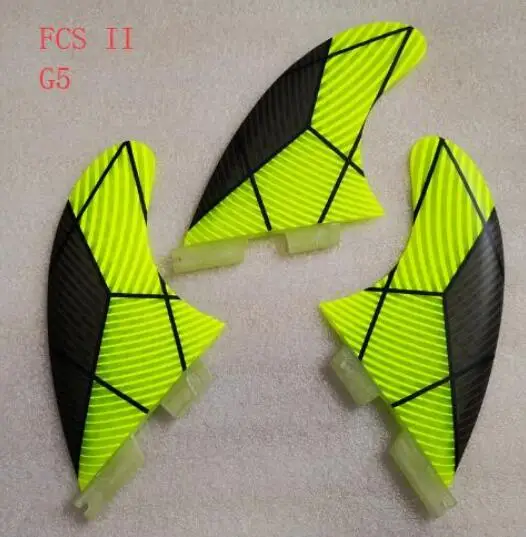 FCS II G5 FCS II 2 G7 эпоксидные плавники для серфинга три набора высокое качество плавники для серфинга G5 G7 M L - Цвет: FCS II G5
