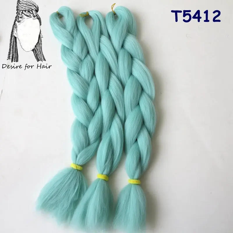 T1B/серый Desire for hair 24 дюйма 100 г bling Блестки для волос mix большие синтетические косы плетение волос для наращивания - Цвет: T1B/серый