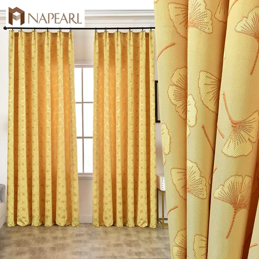 NAPEARL 1 шт листья гинкго жаккардовые капли современный пасторальный дизайн