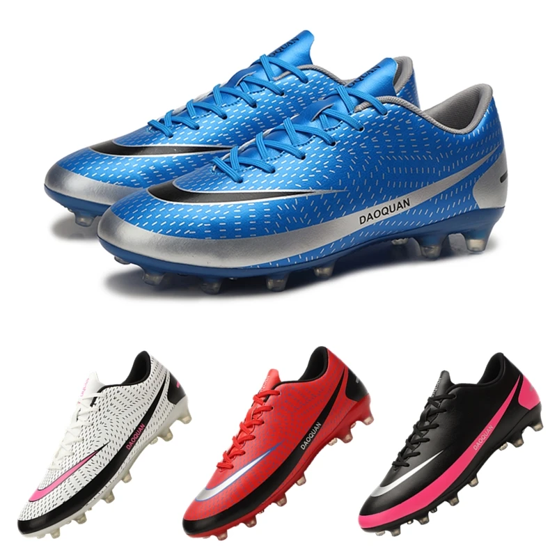 

New Arrival Light Soccer Shoes Men's Large Size FG/TF Soccer Cleats Training Sneakers Unisex Kids Athletic Football Ankle Boots