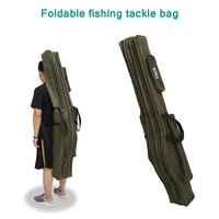 150cm fishing tackle bag fishing bag multi purpose thicken canvas material waterproof durable case fishing rod bag fishing tools