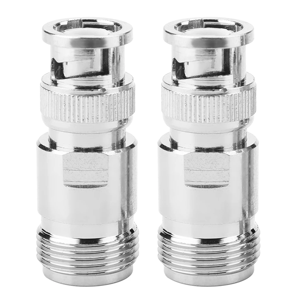 2шт тип N гнездо к BNC папа Конвертер Разъем PTFE RF разъем коаксиальный адаптер