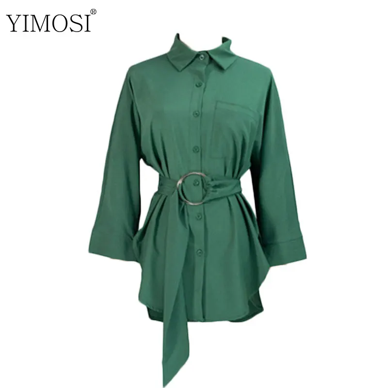 Элегантная офисная шифоновая блузка 2020 повседневные топы с длинным рукавом и