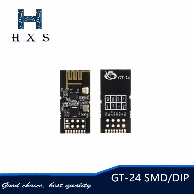 GT 24 беспроводной модуль 2 4G NRF24L01 + PA LNA промышленный класс цифровой передачи 1100 м
