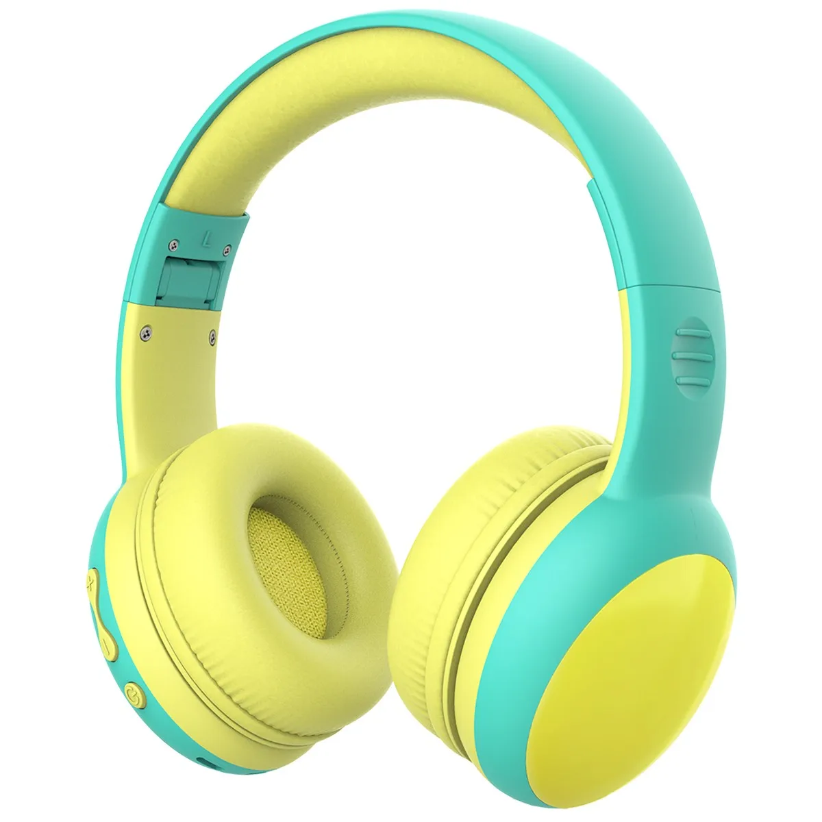 Bluetooth-наушники E61 Gorsun детские 85 дБ зеленый | Электроника