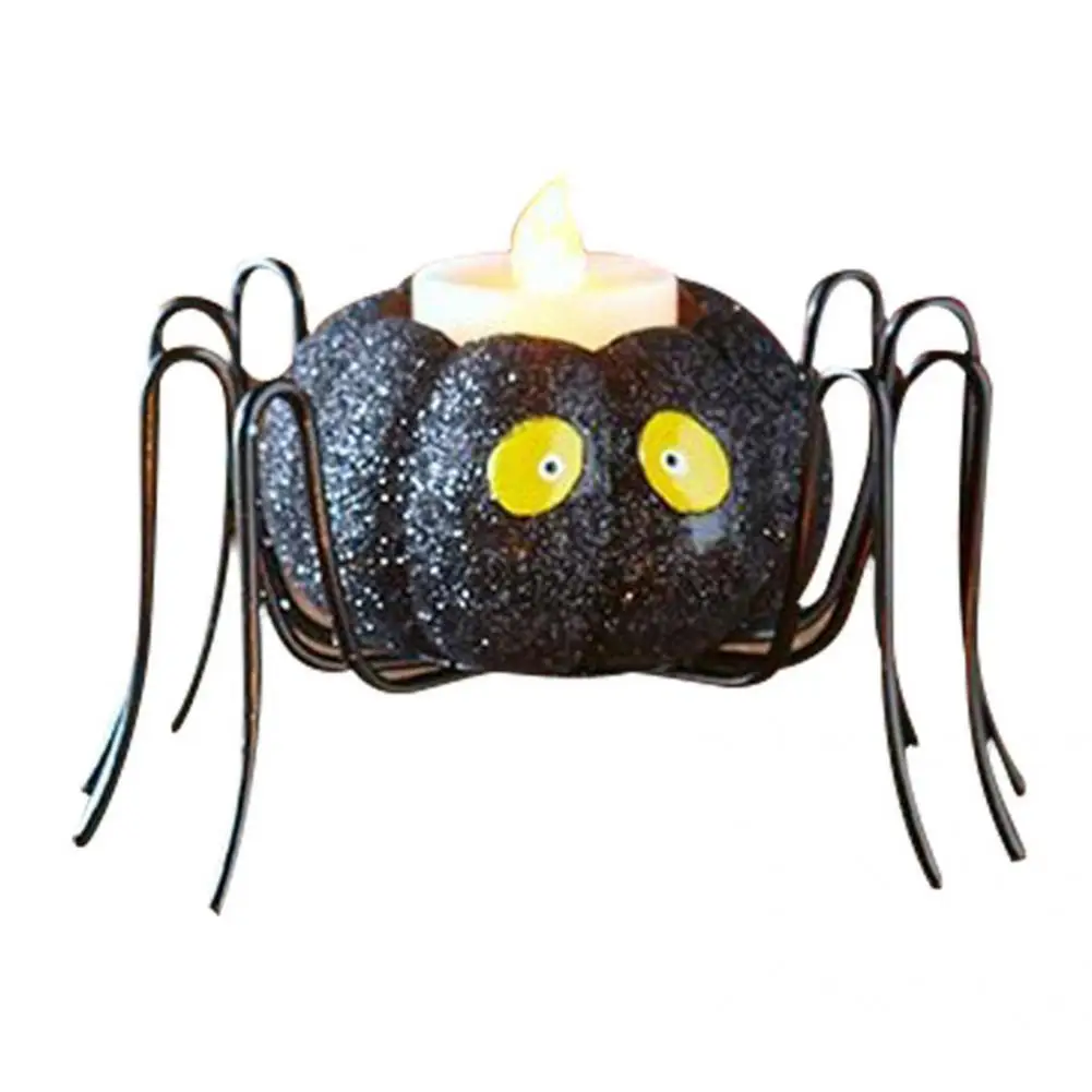 

Подсвечник для свечей легкий контейнер для свечей практичная форма паука хороший контейнер для свечей на Хэллоуин