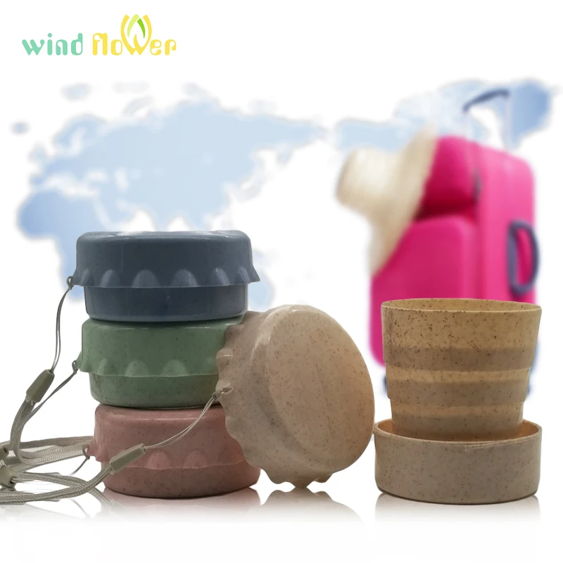 Креативная пластиковая портативная телескопическая складная бутылка для воды с