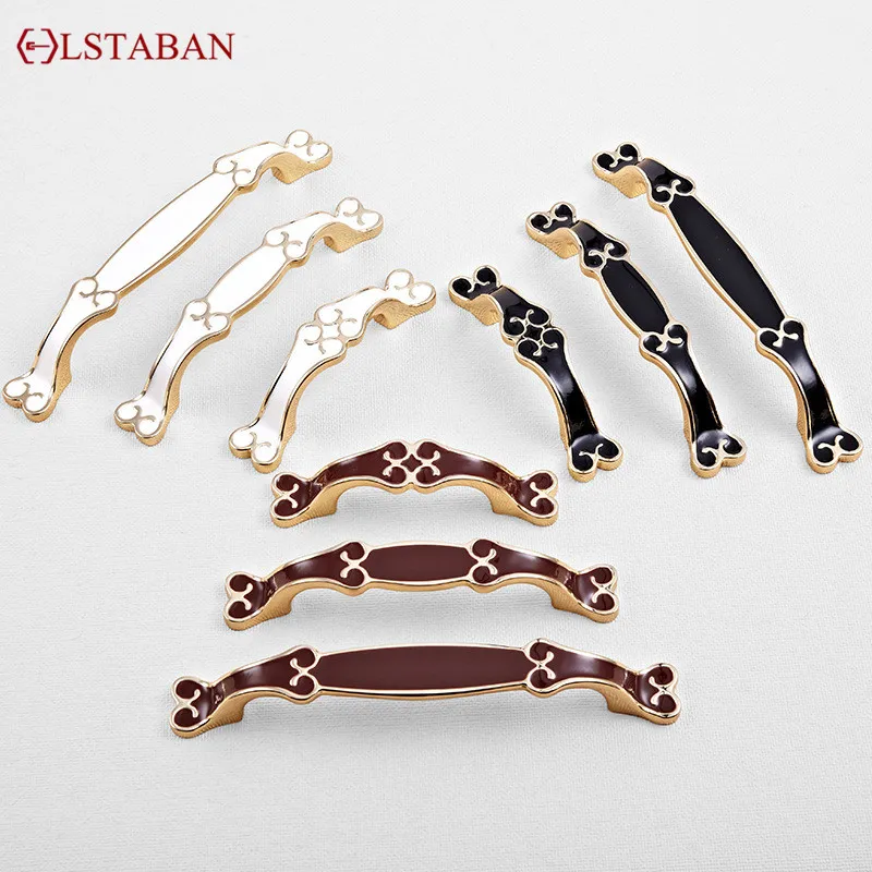 

LSTABAN Modern Minimalist European Style Cupboard Door Handle Wardrobe Wine Cabinet Shoe Cabinet American Small Handle