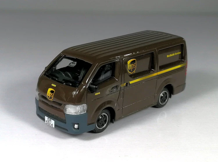1:64 1:76 шкала брелок для автомобильных ключей модель Хайши/Isuzu/Sprinter UPS Экспресс Ван
