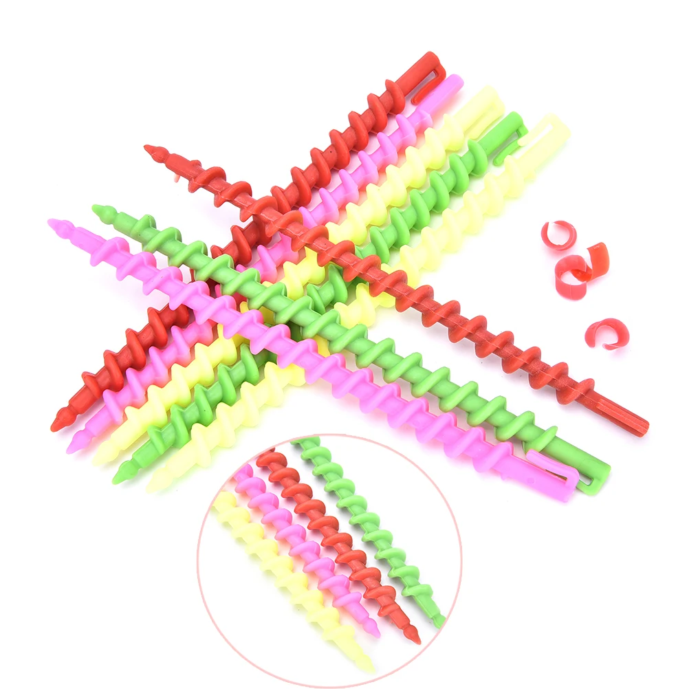 23 шт. пластиковые бигуди-спиральки для салона бигуди волос стильные винты