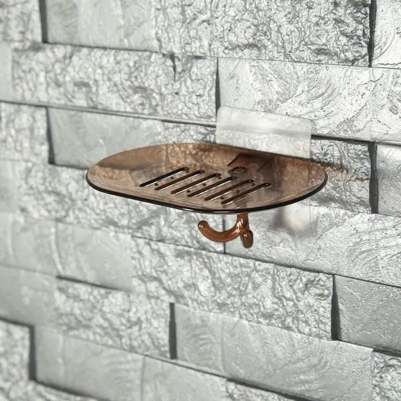 Держатель для слива посуды настенный стеллаж хранения в ванной комнате без