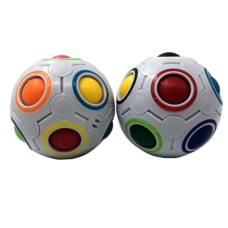 

Rainbow Ball Puzzles Spheric Magic Cube Toy Creative Football Educational Toys