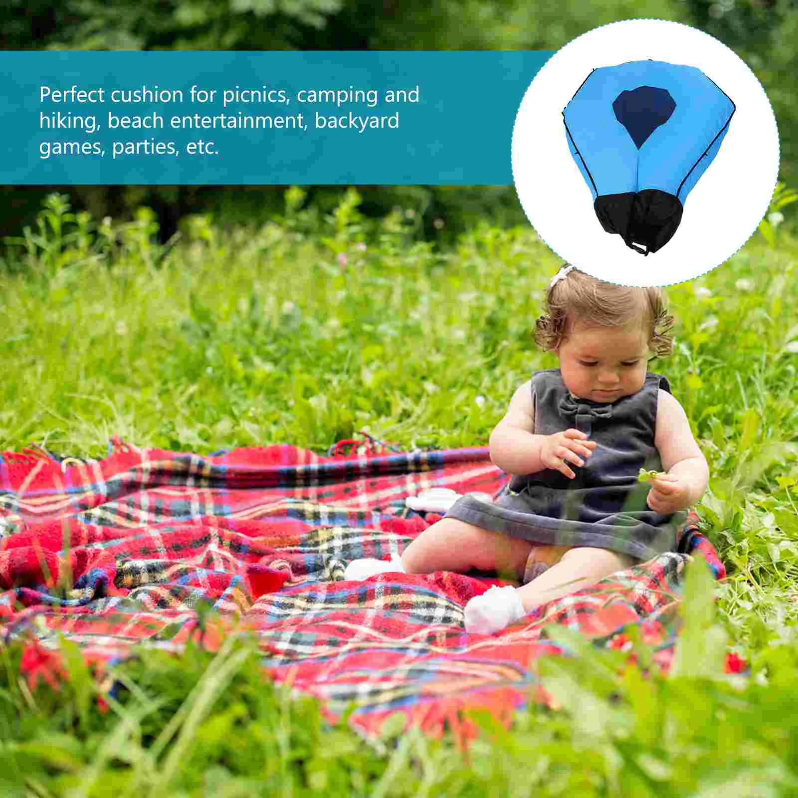 저렴한 캠핑에 대 한 1Pc 휴대용 지상 매트 풍선 더블 침대 잠자는 쿠션