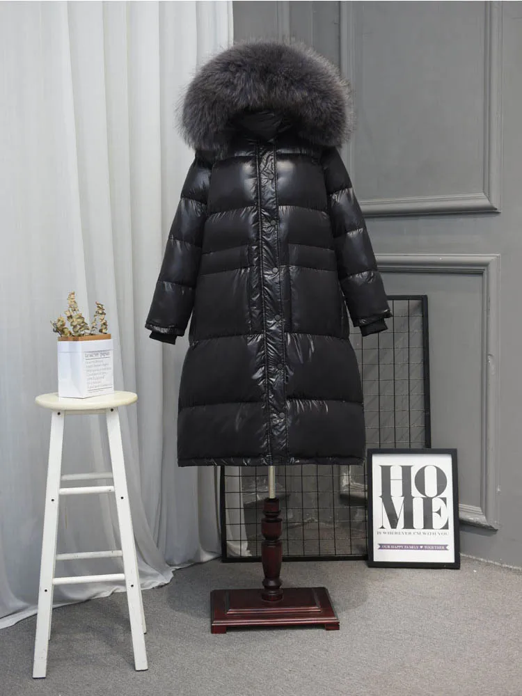 Женский пуховик с меховым воротником зима 2019 | Женская одежда