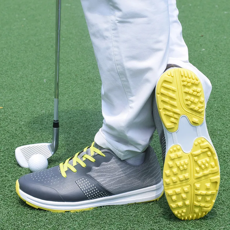 

Waterproof Men Golf Shoes Plus Size 39-48 Men Golf Sport Training Sneakers Black White Blue Mens Sneakers Golfing