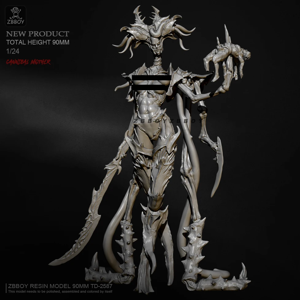 

H75mm 1/24 Resin model kits figure colorless and self-assembled TD-2587