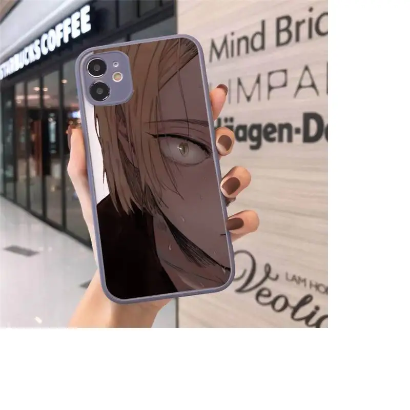 

Anime Kenma Kozume Of Haikyuu Phone Case matte transparent For iphone 7 8 11 12 plus mini x xs xr pro max cover